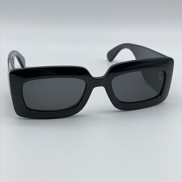 BRAND NEW GUCCI GG0811S 001 Black/Grey Unisex Sunglasses - Picture 2 of 14